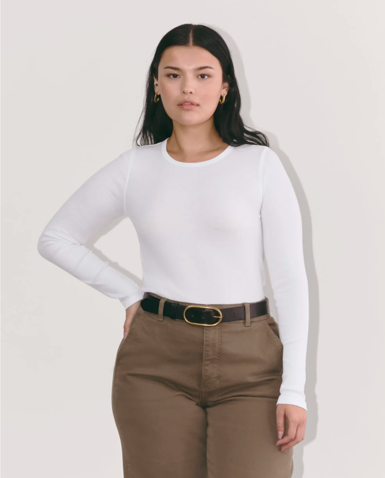 The Luxe Rib Long-Sleeve Crew Regular price