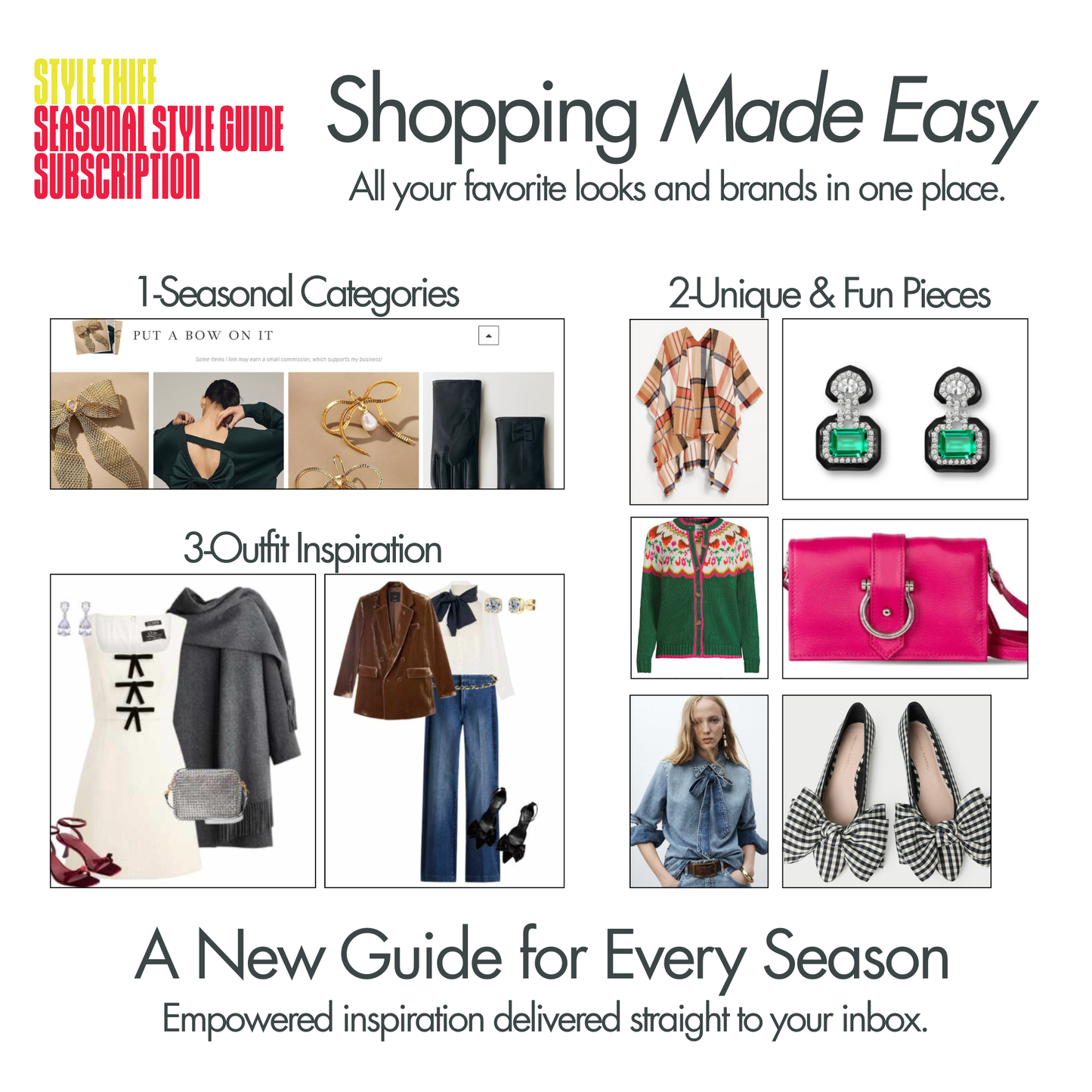 NEW Pricing! Style Thief Seasonal Style Guide - Quarterly Subscription